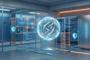 OpenClaw AI agents visualized as secure enterprise AI infrastructure